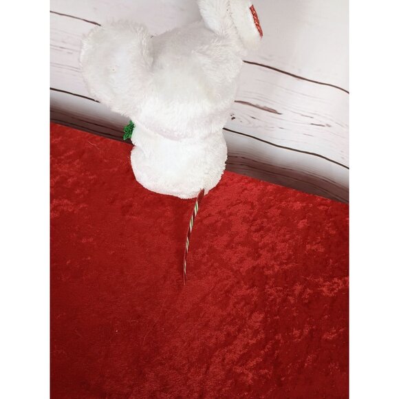 Ty Beanie Boo Chimney The Mouse Christmas Red White Green 7 Inch Plush Toy - Picture 3 of 7
